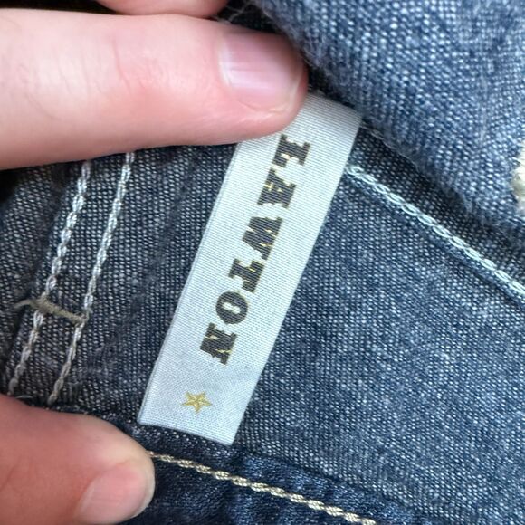 Lee Buddy Lee Lawton Dungarees Jeans Mens 40x30 Blue Distressed Vintage - Picture 9 of 12